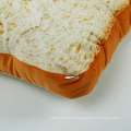 Lavable Toast en forma de cojín para mascotas Turco felpa Pet Cat Mat almohada